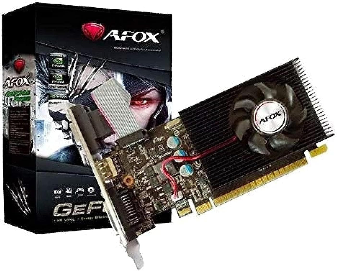 Placa de Vídeo AFOX GeForce GT610 2GB DDR3 64 Bits LP