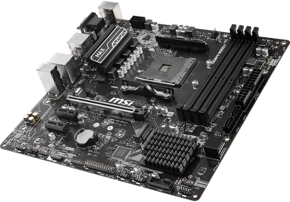 Placa mãe MSI AMD B450 PRO-VDH Max AM4 Micro