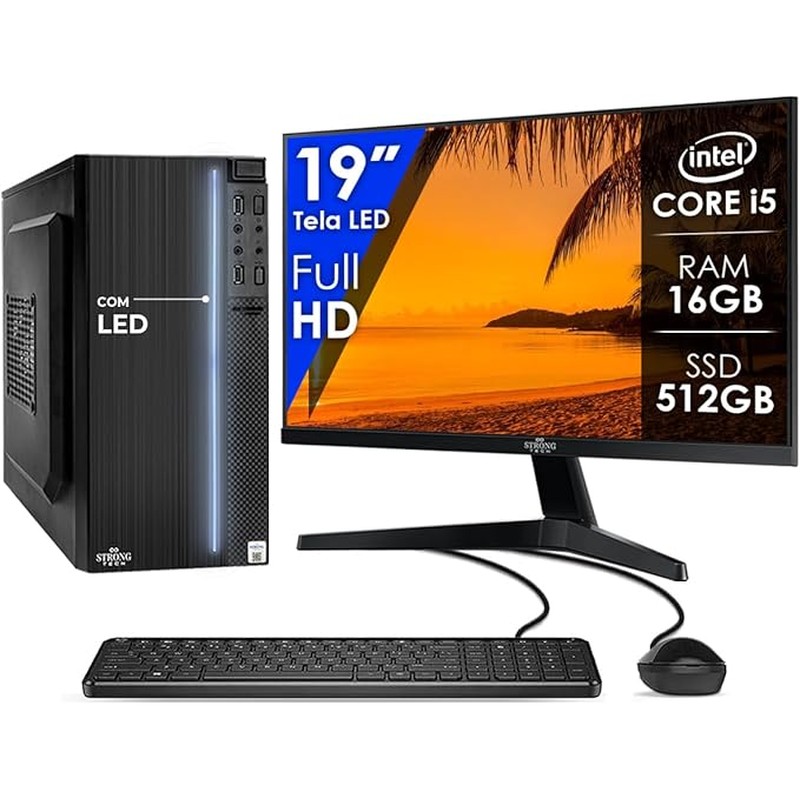 Computador Completo Intel Core i5 Strong Tech I52400 Computador Completo Intel Core i5 Strong Tech I52400