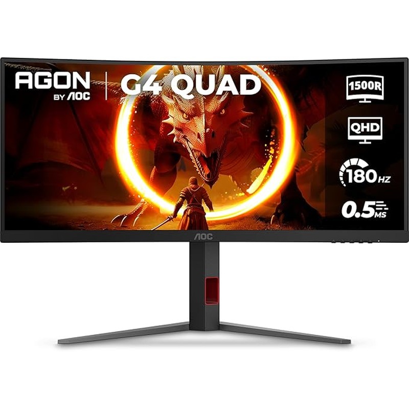 AOC Gamer Curvo AGON QUAD 34” Ultrawide U34G4C
