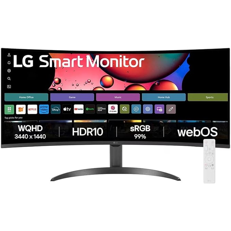 LG UltraWide Curvo 34” 34SR60QC-B