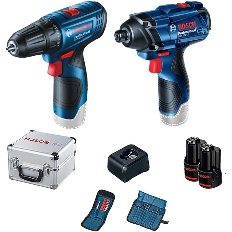 Bosch Kit GSR 120-LI e GDR 120-LI 12V Bosch Kit GSR 120-LI e GDR 120-LI 12V